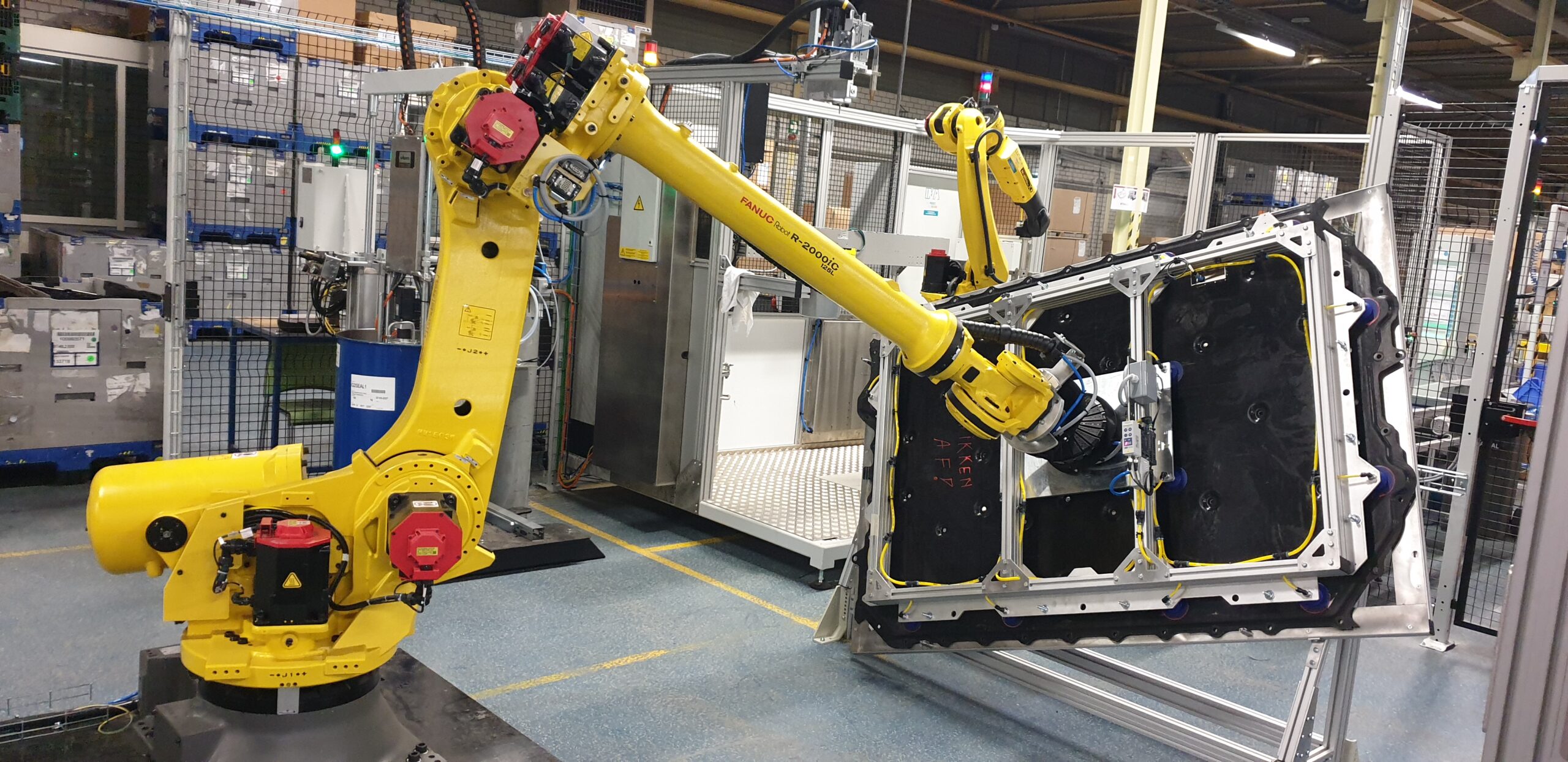Seal application base plate audi e-tron
