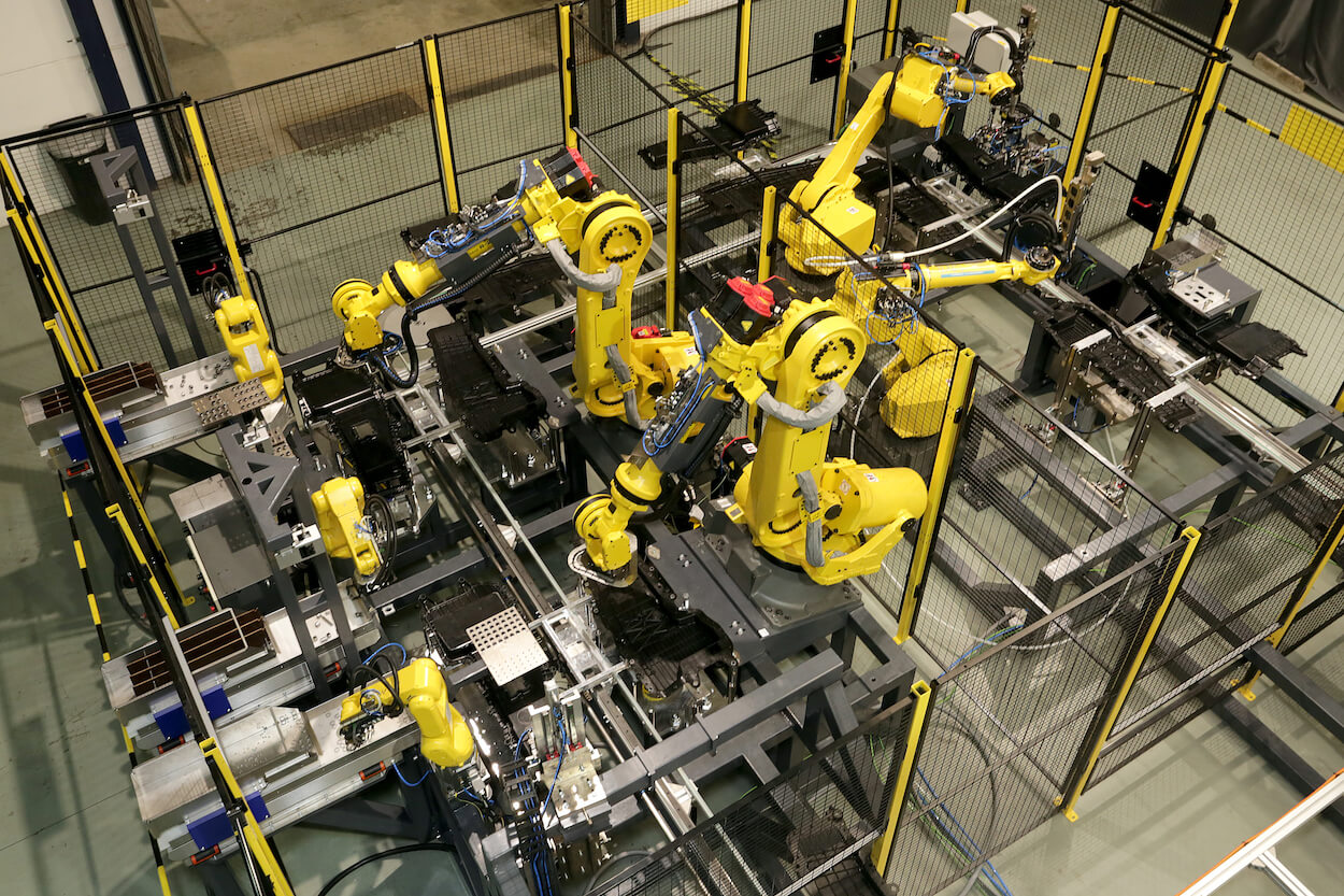 GEAUTOMATISEERDE ACCU-ASSEMBLAGELIJN